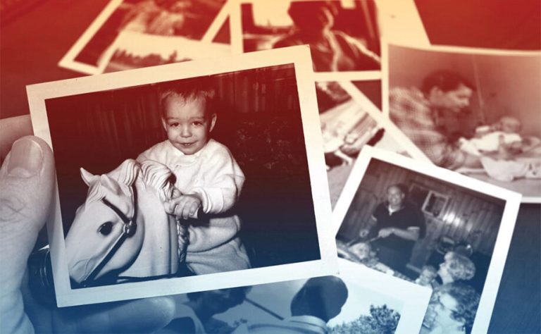 تصویر مفهومی حافظه و خاطرات دوران کودکی